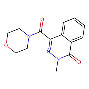 2-Methyl-4-(morpholine-4-carbonyl)phthalazin-1-one structure