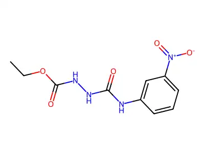 Ethyl 2-((3-nitrophenyl)carbamoyl)hydrazinecarboxylate structure