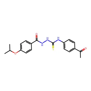 1-(4-Acetylphenyl)-3-[(4-propan-2-yloxybenzoyl)amino]thiourea structure