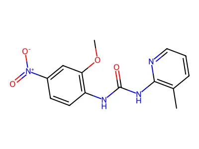 1-(2-Methoxy-4-nitrophenyl)-3-(3-methylpyridin-2-yl)urea structure