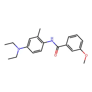 N-[4-(diethylamino)-2-methylphenyl]-3-methoxybenzamide structure