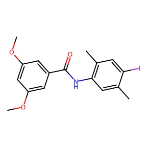 N-(4-iodo-2,5-dimethylphenyl)-3,5-dimethoxybenzamide structure