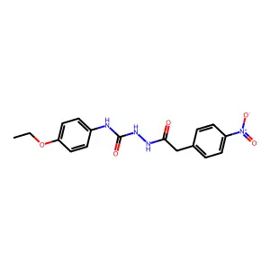 1-(4-Ethoxyphenyl)-3-[[2-(4-nitrophenyl)acetyl]amino]urea structure