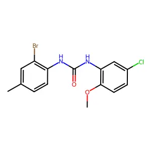 1-(2-Bromo-4-methylphenyl)-3-(5-chloro-2-methoxyphenyl)urea structure