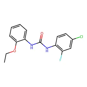 1-(4-Chloro-2-fluorophenyl)-3-(2-ethoxyphenyl)urea structure