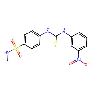 1-[4-(Methylsulfamoyl)phenyl]-3-(3-nitrophenyl)thiourea structure