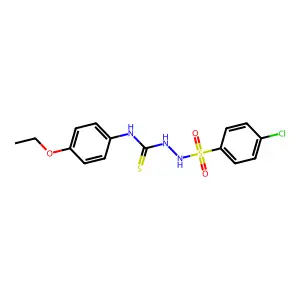 1-[(4-Chlorophenyl)sulfonylamino]-3-(4-ethoxyphenyl)thiourea structure