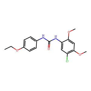 1-(5-Chloro-2,4-dimethoxyphenyl)-3-(4-ethoxyphenyl)urea structure