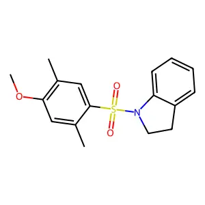 [(4-Methoxy-2,5-dimethylphenyl)sulfonyl]indoline structure