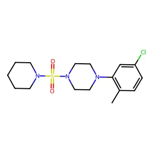 1-(5-Chloro-2-methylphenyl)-4-(1-piperidinylsulfonyl)piperazine structure