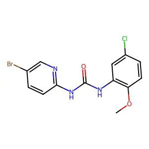 1-(5-Bromopyridin-2-yl)-3-(5-chloro-2-methoxyphenyl)urea structure