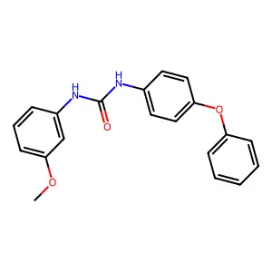 1-(3-Methoxyphenyl)-3-(4-phenoxyphenyl)urea structure