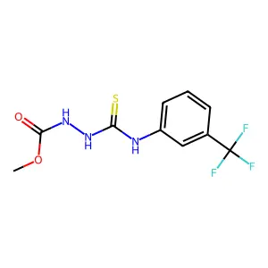 Methyl 2-((3-(trifluoromethyl)phenyl)carbamothioyl)hydrazinecarboxylate structure