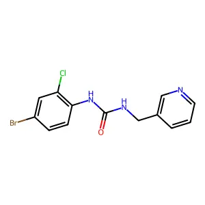 1-(4-Bromo-2-chlorophenyl)-3-(pyridin-3-ylmethyl)urea structure