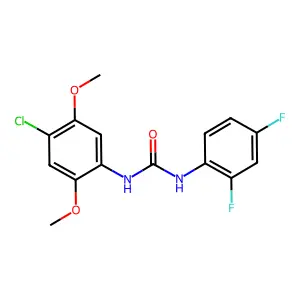 1-(4-Chloro-2,5-dimethoxyphenyl)-3-(2,4-difluorophenyl)urea structure