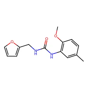 1-(Furan-2-ylmethyl)-3-(2-methoxy-5-methylphenyl)urea structure