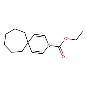 Ethyl 3-azaspiro[5.6]dodeca-1,4-diene-3-carboxylate structure