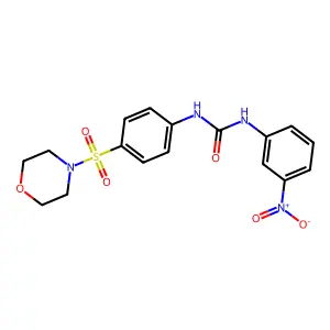 1-(4-Morpholin-4-ylsulfonylphenyl)-3-(3-nitrophenyl)urea structure