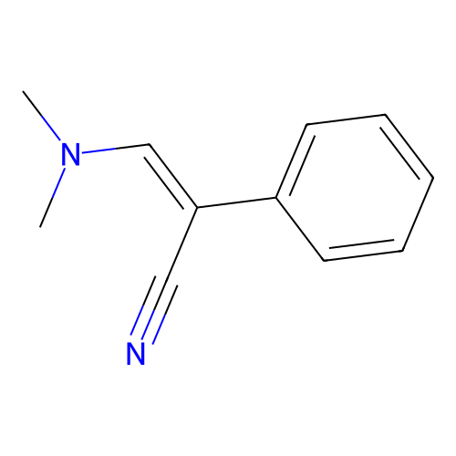 (2z)-3-(Dimethylamino)-2-phenylprop-2-enenitrile structure