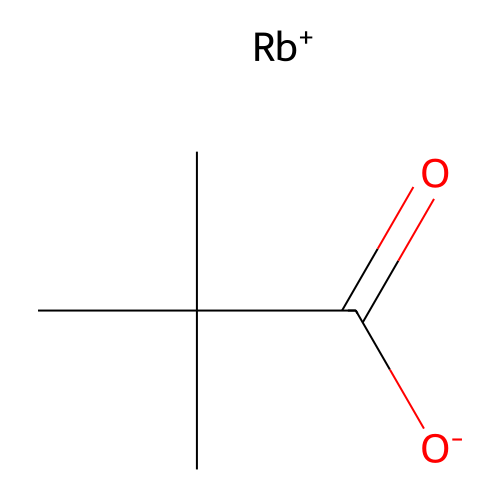 2,2-Dimethylpropanoate;rubidium(1+) structure
