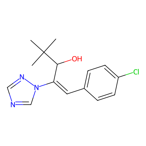 Uniconazole structure