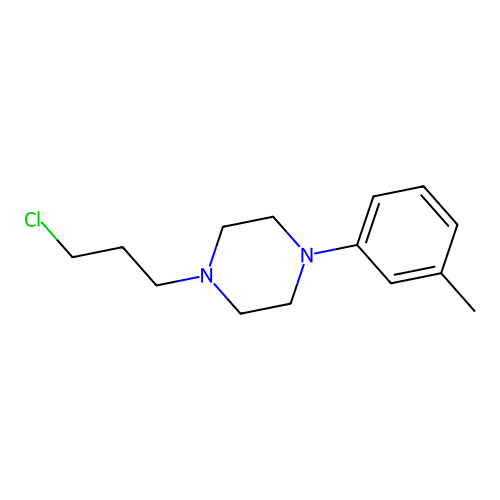 1-(3-Chloropropyl)-4-(3-methylphenyl)piperazine structure