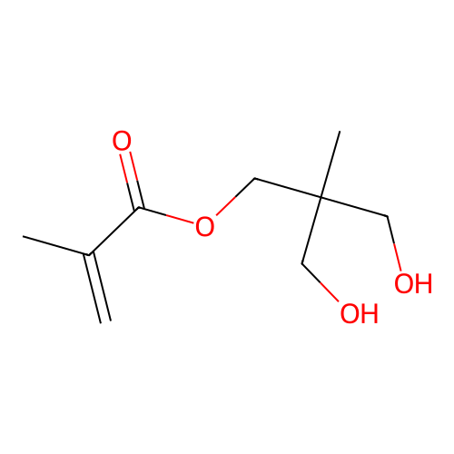 [3-Hydroxy-2-(hydroxymethyl)-2-methylpropyl] 2-methylprop-2-enoate structure