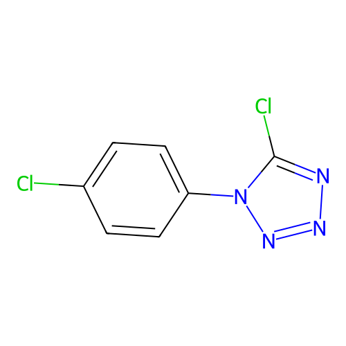 5-Chloro-1-[4-chlorophenyl]-1H-tetrazole structure