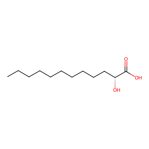 (R)-2-hydroxylauric acid structure
