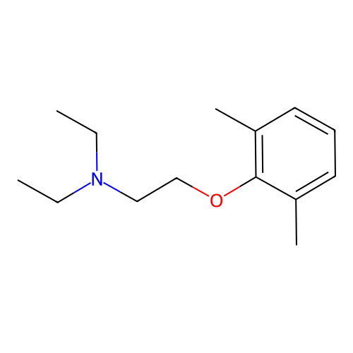 2-(2,6-Dimethylphenoxy)-n,n-diethylethanamine structure