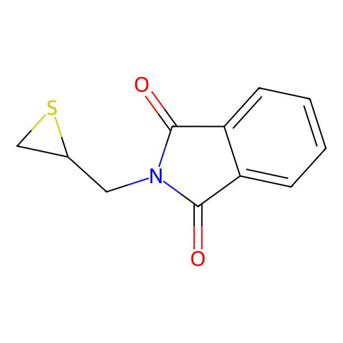 2-(Thiiran-2-ylmethyl)isoindoline-1,3-dione structure