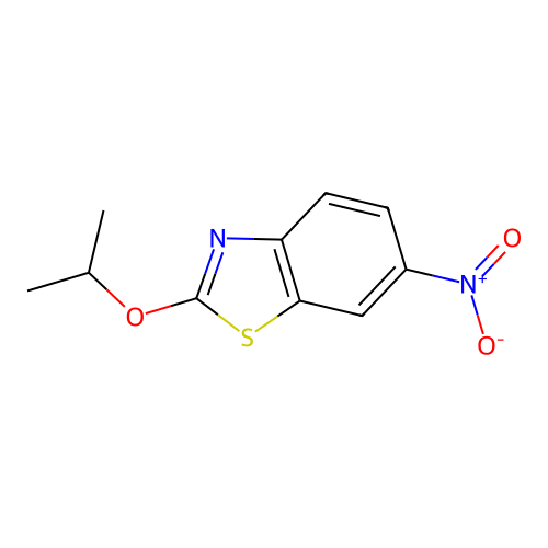 6-Nitro-2-propan-2-yloxy-1,3-benzothiazole structure