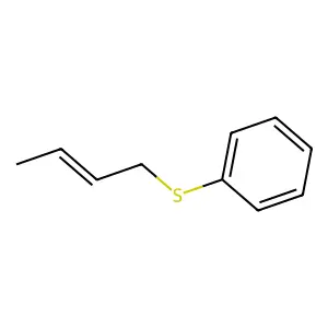 (2-Buten-1-ylthio)benzene structure