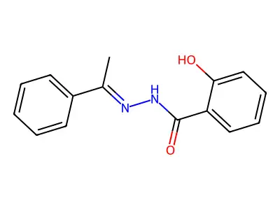 Acetophenon-Salicoylhydrazon structure