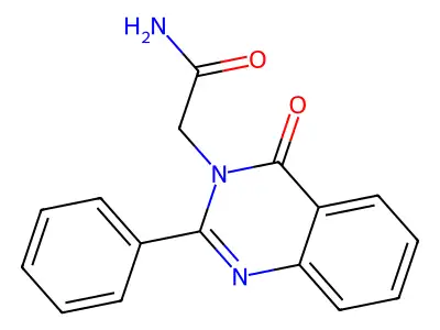 3(4H)-Quinazolineacetamide, 4-oxo-2-phenyl- structure