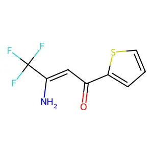 3-Amino-4,4,4-trifluoro-1-(2-thienyl)-2-buten-1-one structure