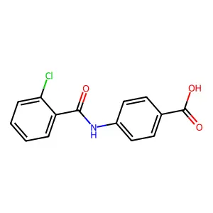 4-(2-Chlorobenzamido)benzoic acid structure