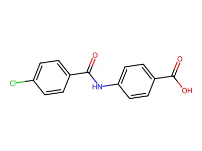 4-(4-Chlorobenzoylamino)benzoic acid structure