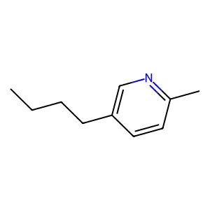 5-Butyl-2-methylpyridine structure