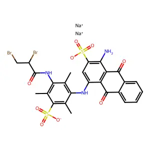 Lanasol Blue 3R structure
