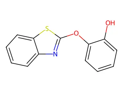 2-(2-Benzothiazolyloxy)phenol structure