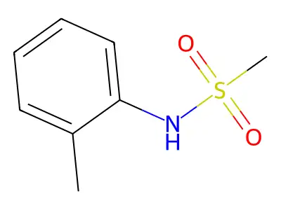 N-(2-methylphenyl)methanesulfonamide structure