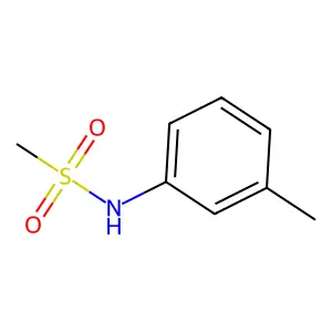 N-(3-methylphenyl)methanesulfonamide structure