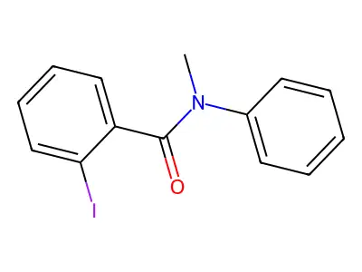 2-iodo-N-methyl-N-phenylbenzamide structure