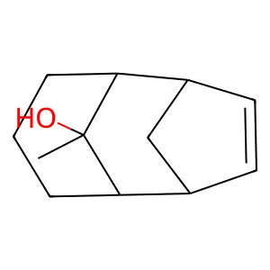 Tricyclo(4.3.1.12,5)undec-3-en-10-ol, 10-methyl-, stereoisomer structure