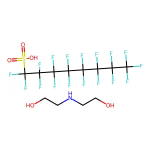 二乙醇胺全氟辛烷磺酸盐 structure