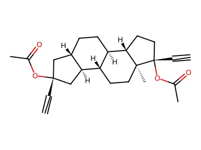 Dinordrin I diacetate structure
