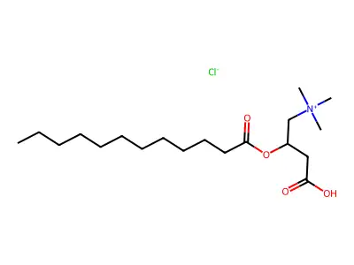 Lauroyllevocarnitine structure