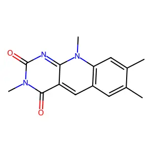 Benzo(g)pyrido(2,3d)pyrimidin-2,4-dione,3,7,8,10-tetramethyl- structure
