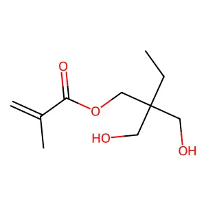 2,2-Bis(hydroxymethyl)butyl methacrylate structure